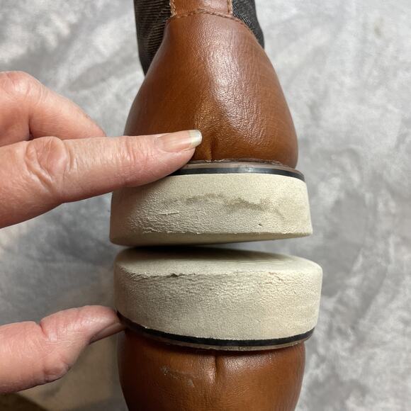 Madden M-Dolyn Denim Chukka Boots Mens 12M Blue Canvas Lace Up Hipster Shoes - Picture 6 of 11